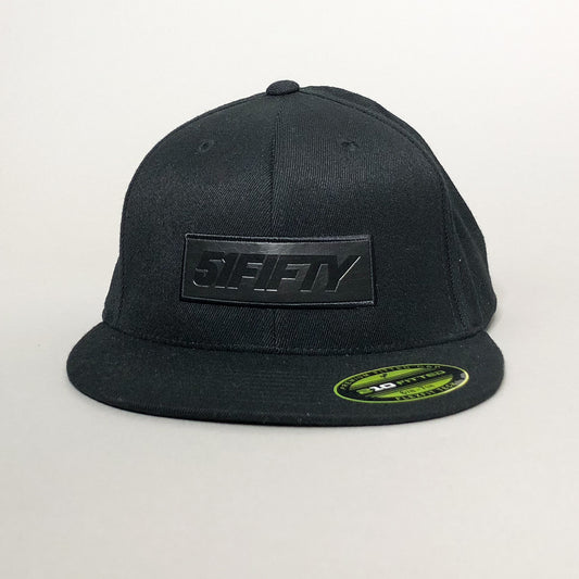 LEATHER PATCH FLATBILL HAT