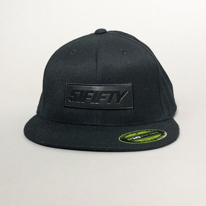 LEATHER PATCH FLATBILL HAT