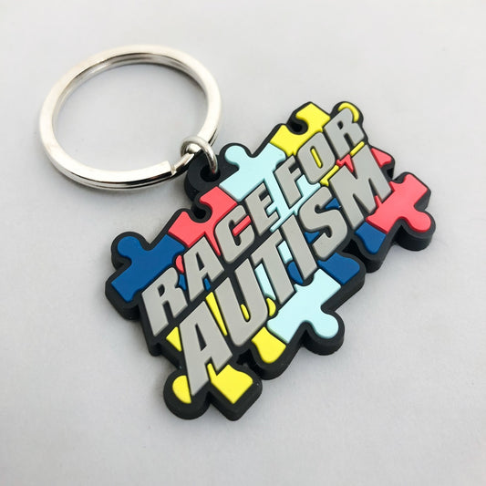 RACE FOR AUTISM KEYCHAIN